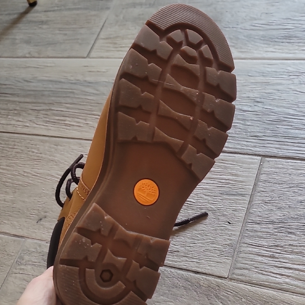Tan Lace-Up Ankle Boots - Picture 5 of 7